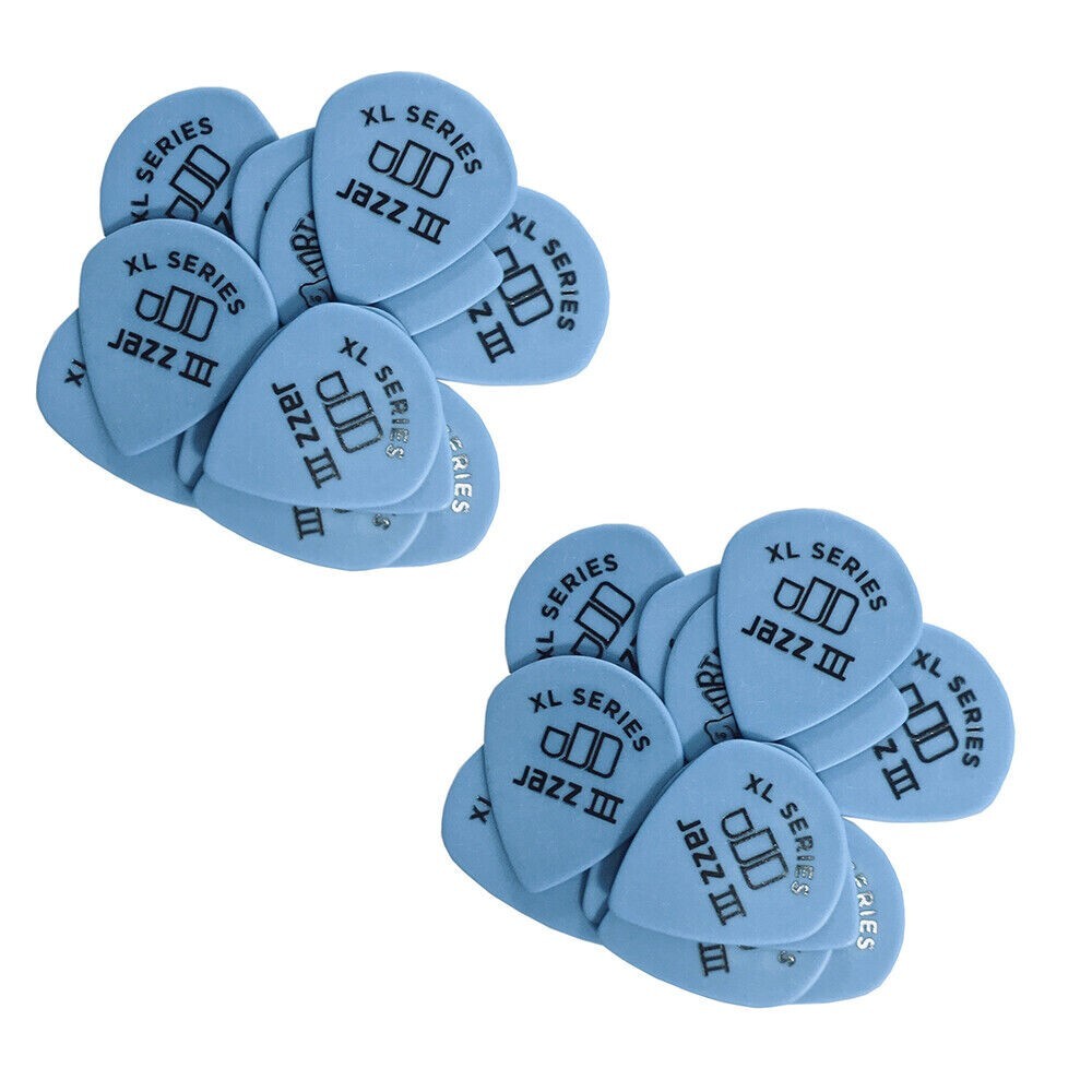 Dunlop Jazz III XL Guitar Picks 24 Pack 1.0MM Light 498P1.0  