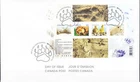 W CANADA 2424 FDC JUVENILE WILDLIFE SOUVENIR SHEET FIRST DAY COVER