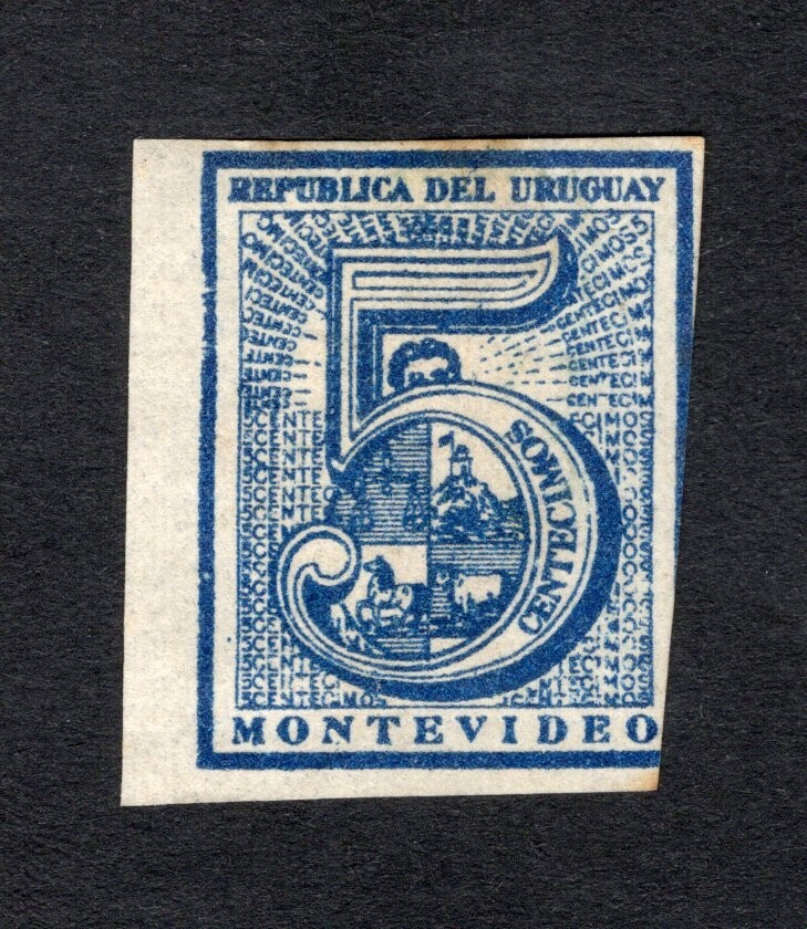 Uruguay 1866 stamp Mi#28a MH lot 2
