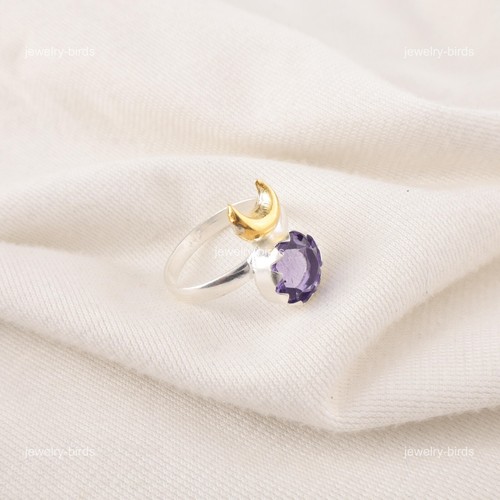 Memorial Day Sale Iolite Stone 925 Sterling Silver Anniversary Eternity New Ring - Picture 5 of 8