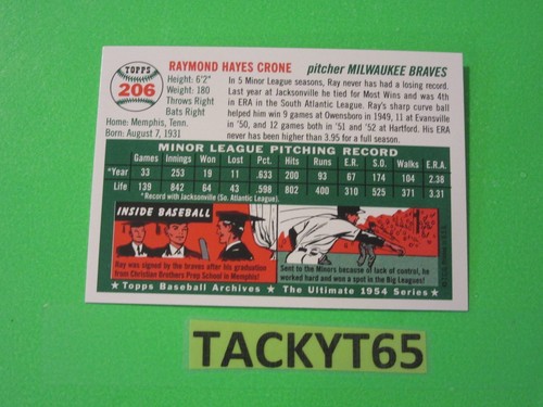 1994 TOPPS 1954 ARCHIVOS REIMPRESO VARIACIÓN DORADA TARJETA(S) ÚNICA(S) QUE ELIJAS - Imagen 216 de 256