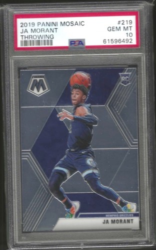 Ja Morant PSA鑑定 9/10 RCサインカード 2019 Panini National Treasures Ja Morant Patch Autograph