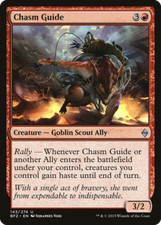 Chasm Guide MTG BFZ NM Foil