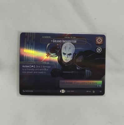 Star Wars Unlimited Grand Inquisitor (Showcase) Foil English - NM
