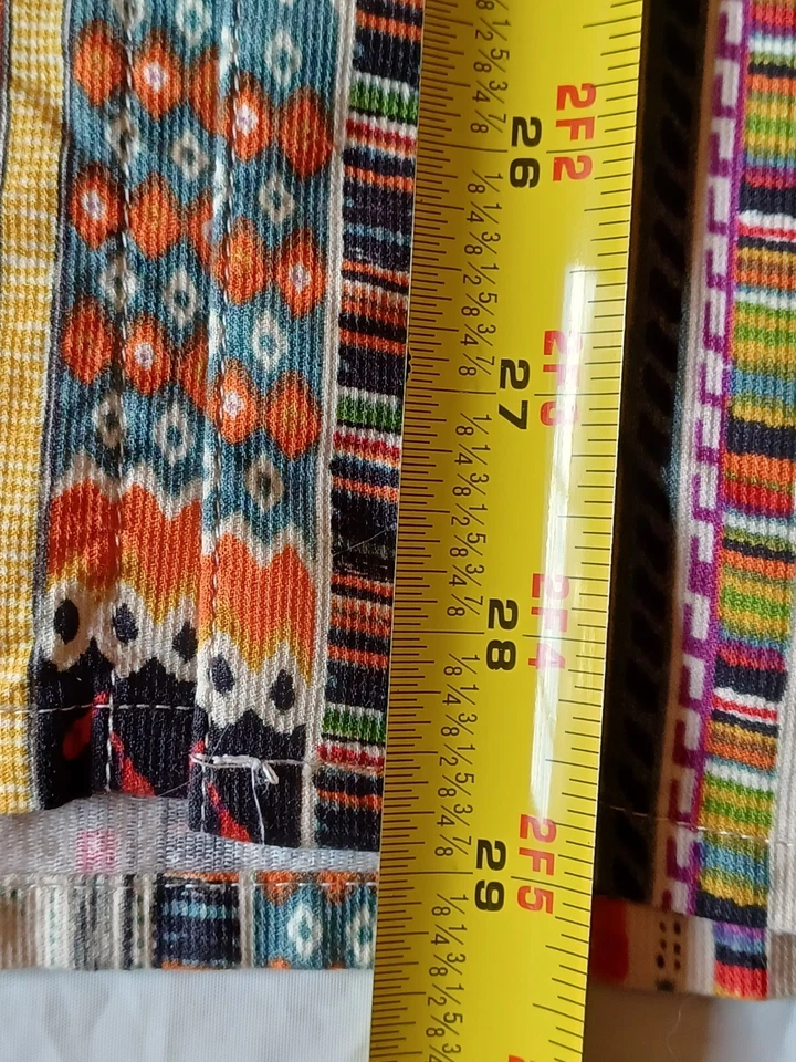 The Territory Ahead Aztec Southwestern Print Short Sleeve Button Shirt Medium - Image 4 of 4