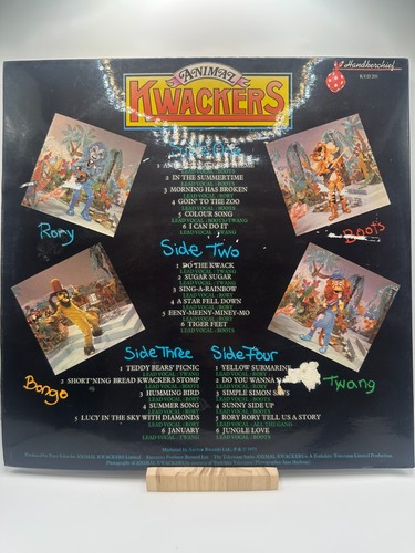 ANIMAL KWACKERS - KIDS SHOW - HANDKERCHIEF 201 - 2x VINYL LP NM - Picture 2 of 6