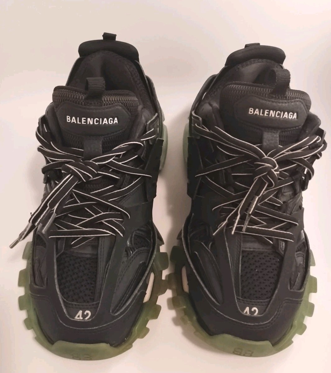 Balenciaga Track Trainer Black/Green Glow Men display picture 2
