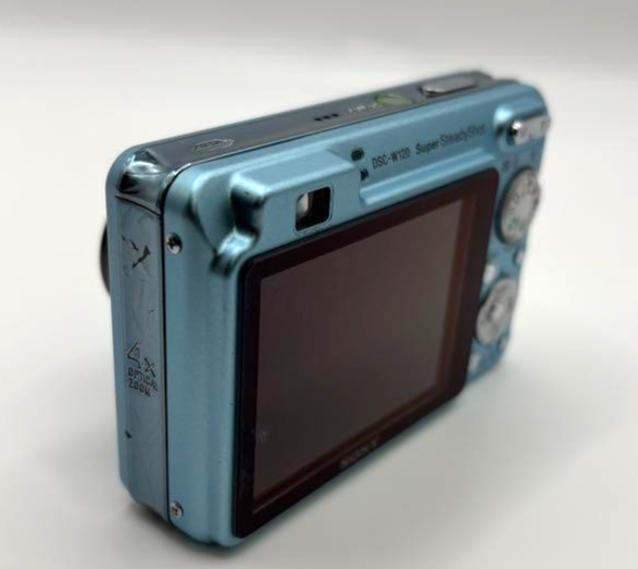 Sony Cyber-shot Blue DSC-W120 7.2MP 4x optical zoom Digital