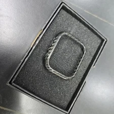 Genuine Carbon Fiber Bumper Cover For Apple Watch Ultra 3 Series 11/10/9/8 Case