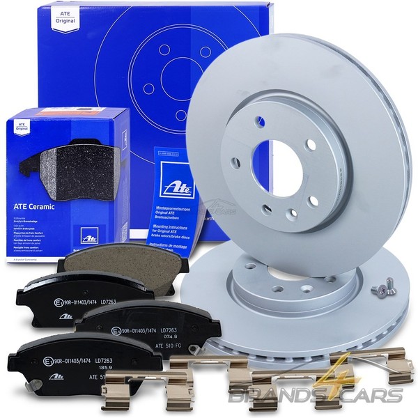 ATE Bremsscheiben + Ceramic BelÄGe Vorne FÜR Opel Ampera Astra J Zafira C-image