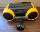 Sony CFD-980 Sports Yellow Boombox CD Cassette AM/FM Radio Vintage 1990s works