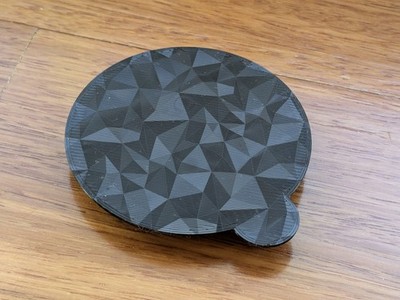 ZWO Seestar S50 Dust Cover / Lens Cap  Limited Edition diamond patterns in black