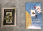 New Adventure Deck All Weather Clear Playing Cards With Game Night Score Sheet — photo 2