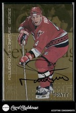 1999-00 Be a Player Millennium Signature Series Autographs Gold #54 Nolan Pratt