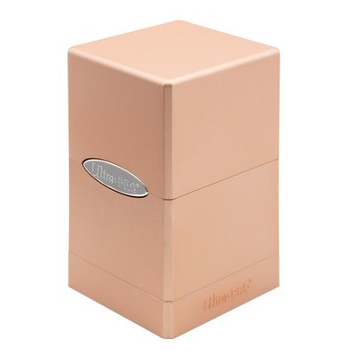 1 Ultra PRO Metallic Rose Gold Satin Tower Deck Box