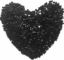 1000Pcs Fuse Beads - 5Mm Black Melting Beads Refill. for Crafts