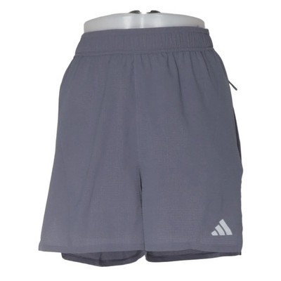 Adidas, Sportshorts, Größe: L, Blau, Elasthan/Recyceltes Polyester, Damen #pMD
