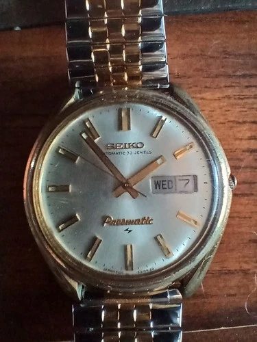 Vintage Seiko Presmatic Automatic Men's Wristwatch  for parts or repair