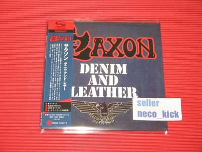11B SAXON DENIM AND LEATHER WITH BONUS TRACKS 2025 JAPAN MINI LP