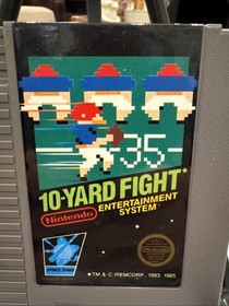 10-Yard Fight (Nintendo Entertainment System, 1985) NES Works! Black Label