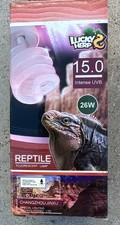Lucky Herp UVB Bulb 26W Reptile Light Lamp