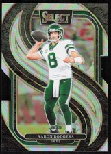 2024 Select Aaron Rodgers Silver Die Cut Premier Level Jets