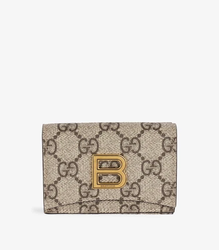 Porte cartes sablier Gucci x Balenciaga The Hacker Project