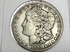 1901-S Morgan Dollar in very fine original