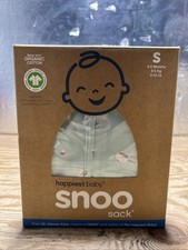 Happiest Baby Snoo Sack Organic Cotton Small 5-12lb TEAL PLANETS