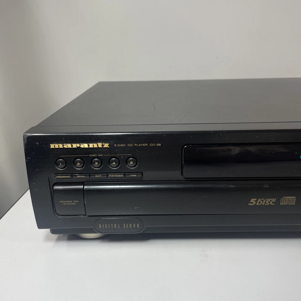 Marantz CC-38U BL 5 Disc Stereo CD Carousel Changer 1997 - Audiophile - Image 2 of 4