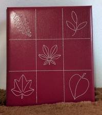 Photo Album Holds 4x6 200 Photos Red