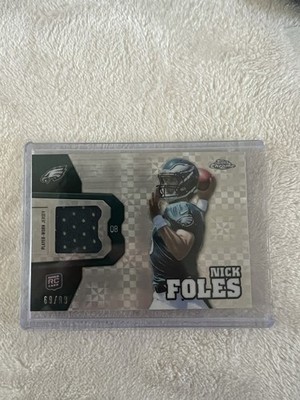 2012 Topps Chrome - Rookie Relics Nick Foles #RR5 X-Fractor /99 (MEM, RC)
