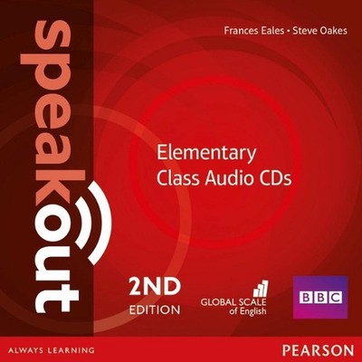 Speakout Elementary 2nd Edition Class CDs (3) by Frances Eales Compact Disc Book