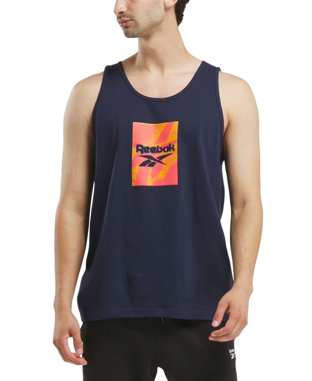 Reebok Men Regular fit Sleeveless Tank Top Shirt XXL Blue Solid 2290₽