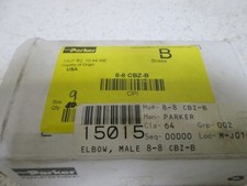 LOT OF 9 PARKER 8-8 CBZ-B MALE ELBOW FITIING NSMP