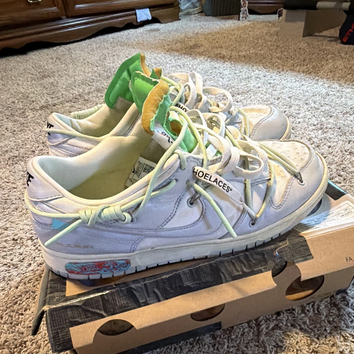 Nike Off-White x Dunk Low Lot 46 of 50 for Sale | Authenticity