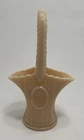 vintage westmoreland Almond milk glass Basket 1940’s