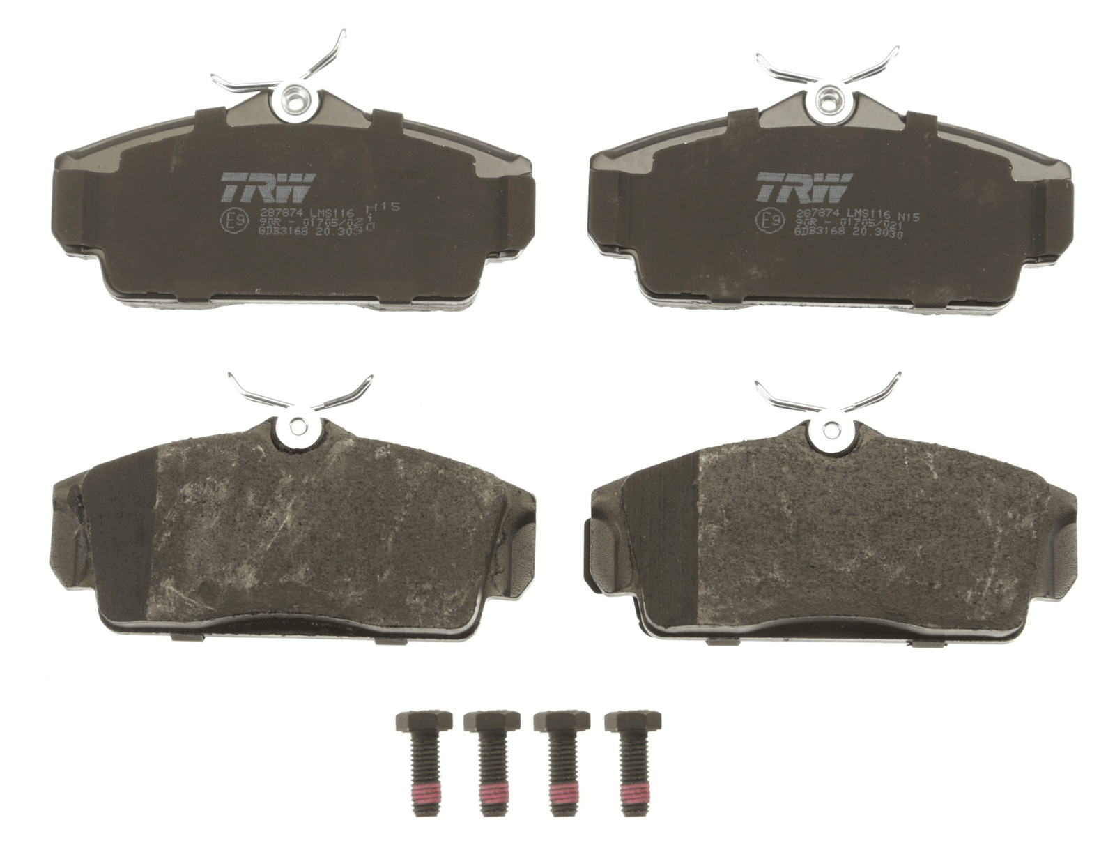 Plaquettes TRW GDB3168 contre les sifflements au freinage