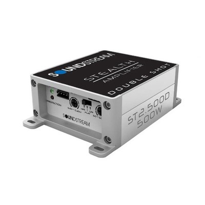 SOUNDSTREAM ST2.500D 500 WATT 2 CHANNEL AMPLIFIER COMPACT MOTORCYCLE MINI AMP