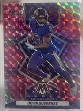 2022 PANINI MOSAIC DEVIN DUVERNAY #214 CAMO PINK RAVENS BEARS JAGUARS