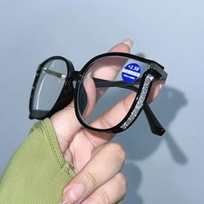 Casual Reading Glasses Anti Blue Light Presbyopia Eyewear Men Women Large Frame