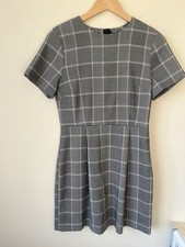 Kul Clothing size 12 plaid dress pencil business work Office Tartan Formal Smart