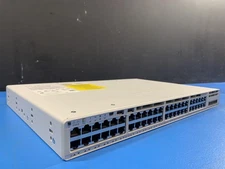 Cisco Catalyst C9200L-48P-4G-E 48 Port POE+ Switch No Power Supply No Ears