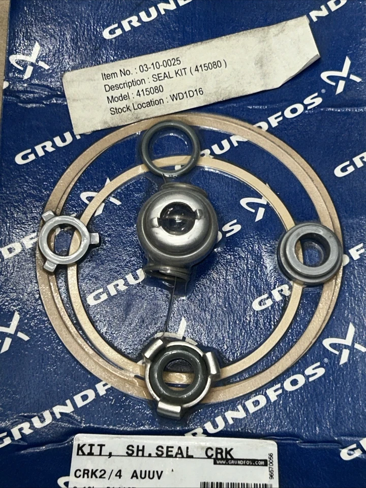 Grundfos 415080 Seal kit New Sealed Fast Shipping! + Warranty - Image 4 of 4