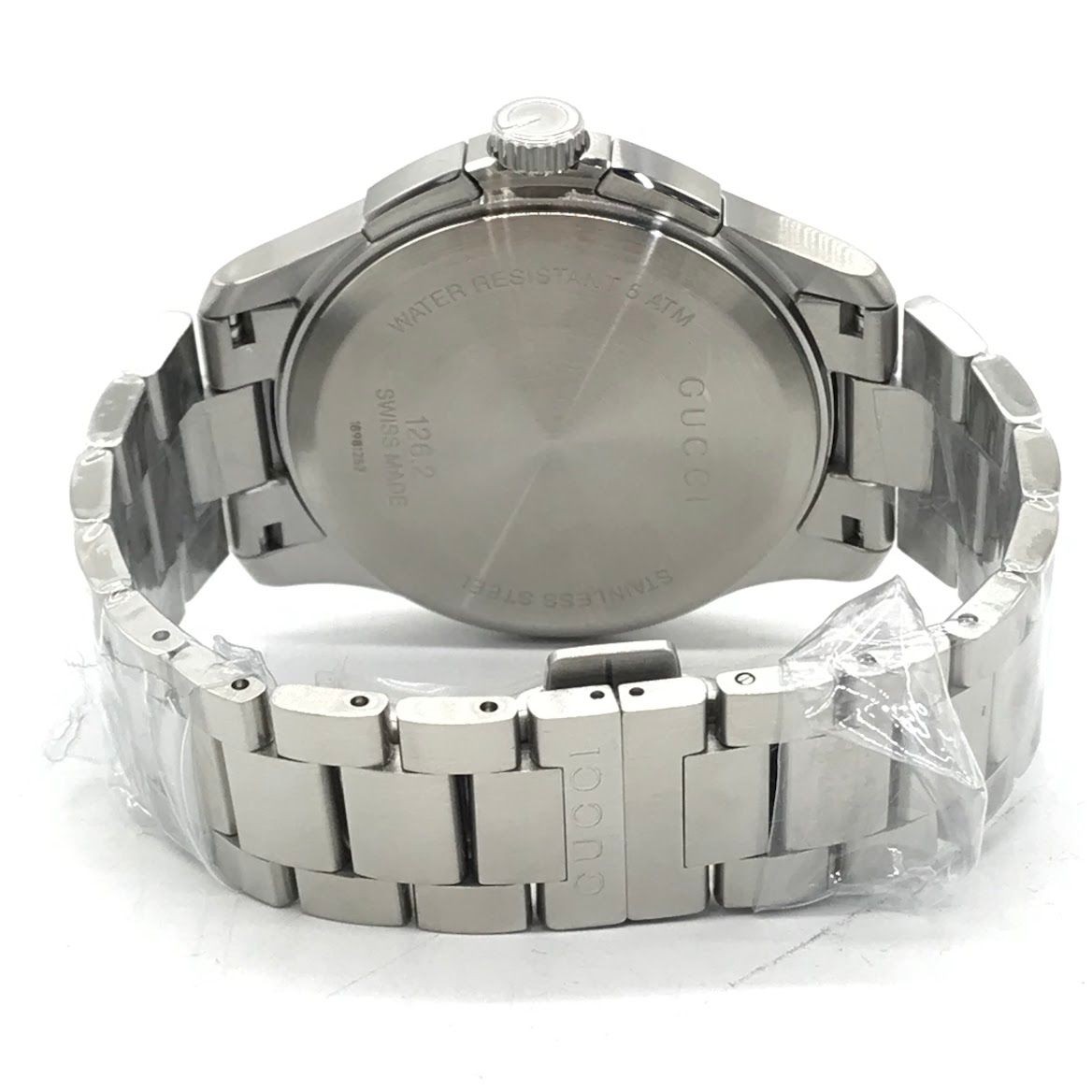 Gucci Wristwatch Analog Quartz Chronogram Silver Used 126.2 From Japan thumbnail 5
