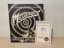 Messengers: The Guitars of James Hetfield Hardcover Book Autographed Signed COA