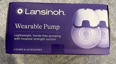 Lansinoh Hands-Free Lightweight & Portable Wearable Breast Pump - NEW !!!