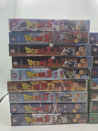 Dragon Ball Z Anime VHS Lot Bundle x 17 Vintage RARE Like New Season 2, 3, 4, 5 - Picture 2 of 8