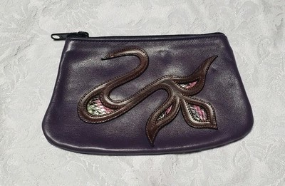 Purple Bag Makeup Purse Clutch Cosmetics Pouch