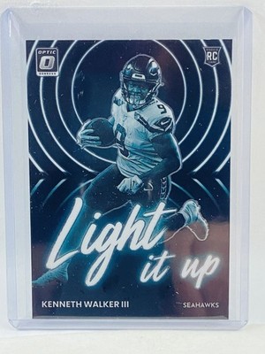 2022 Panini Donruss Optic Kenneth Walker III RC Light it Up #LU-16